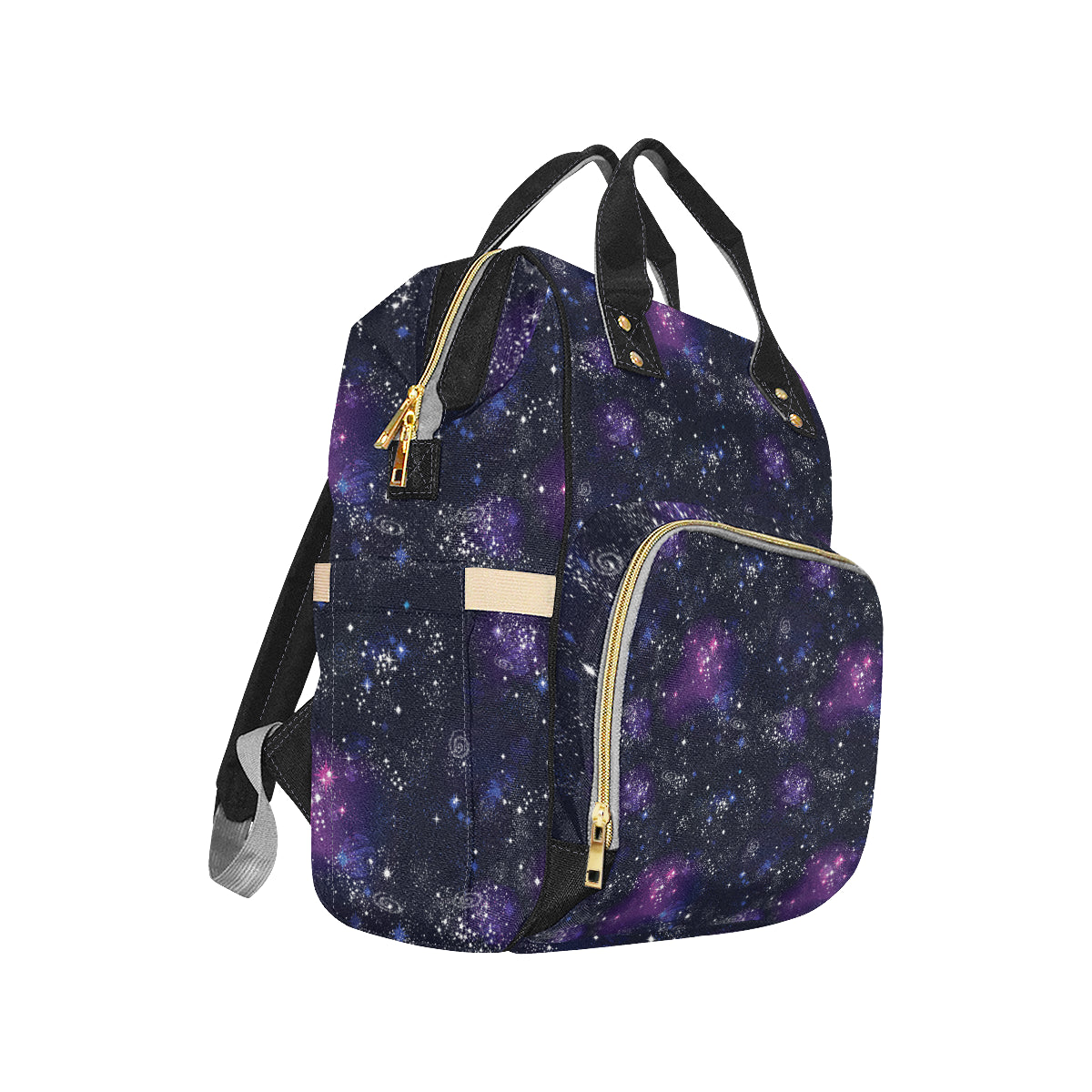 Cosmic Pattern Print Design 03 Diaper Bag Backpack