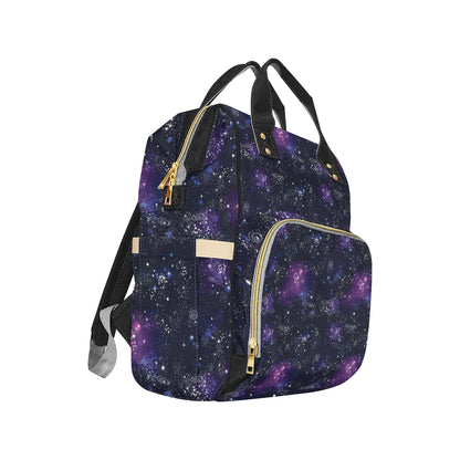 Cosmic Pattern Print Design 03 Diaper Bag Backpack