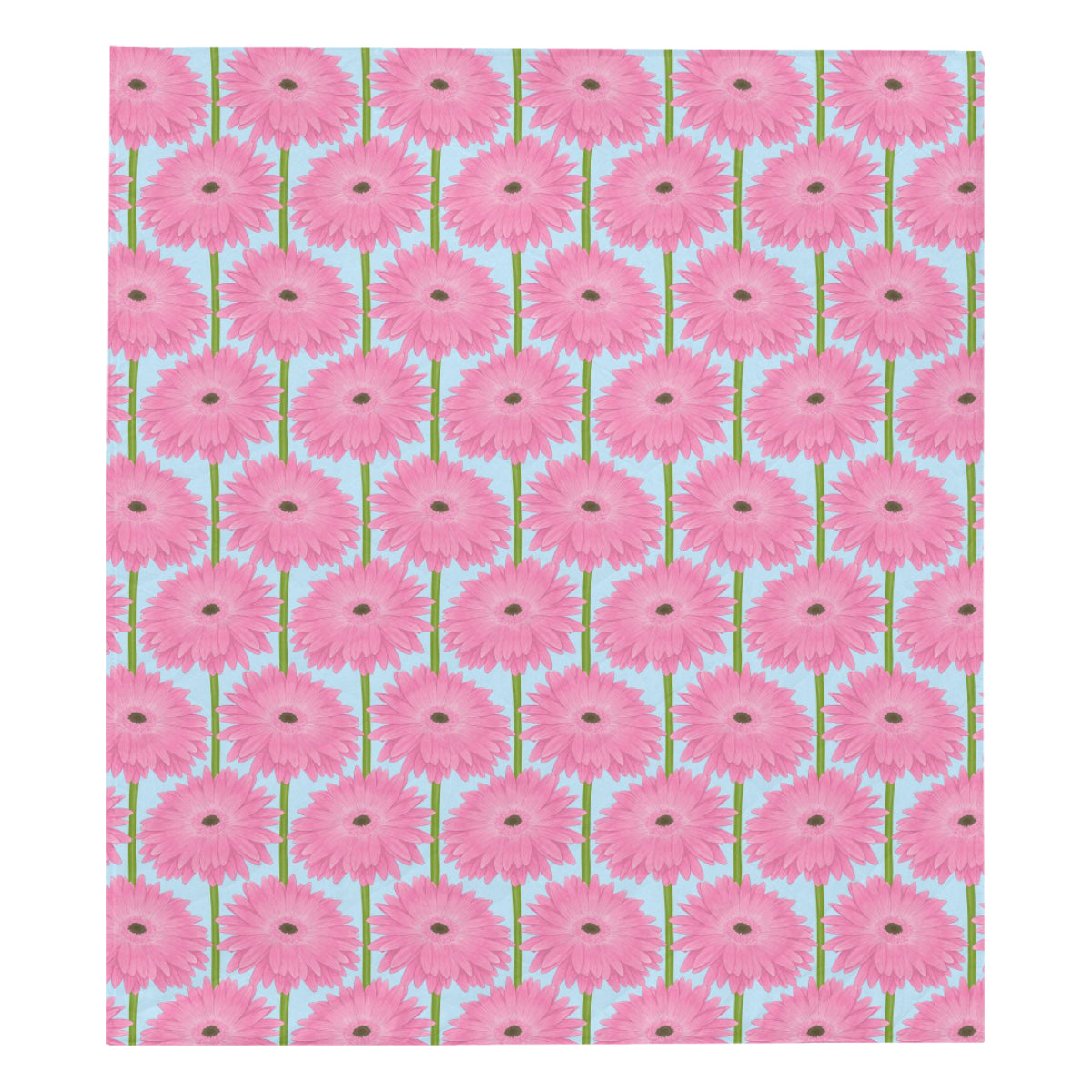 Gerberas Pattern Print Design GB01 Premium Quilt