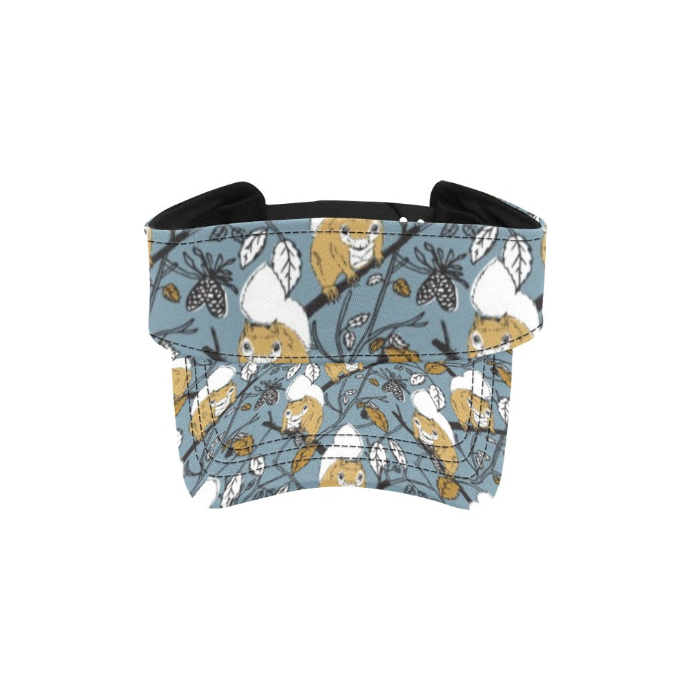 Squirrel Print Design LKS305 Unisex Sun Visor