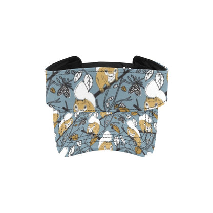 Squirrel Print Design LKS305 Unisex Sun Visor