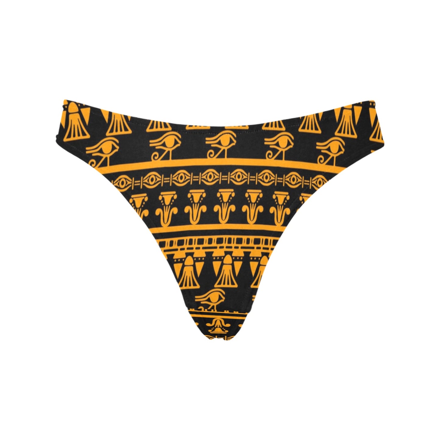 Eye of Horus Tribal Egypt Pattern Women's Thongs