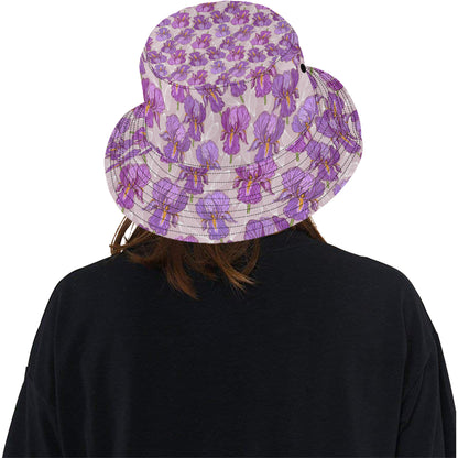 Iris Pattern Print Design IR05 Unisex Bucket Hat