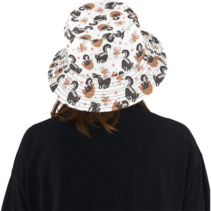 Skunk Print Design LKS304 Unisex Bucket Hat