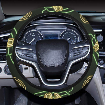 St Patricks Day Print Design LKS308 Steering Wheel Cover with Elastic Edge