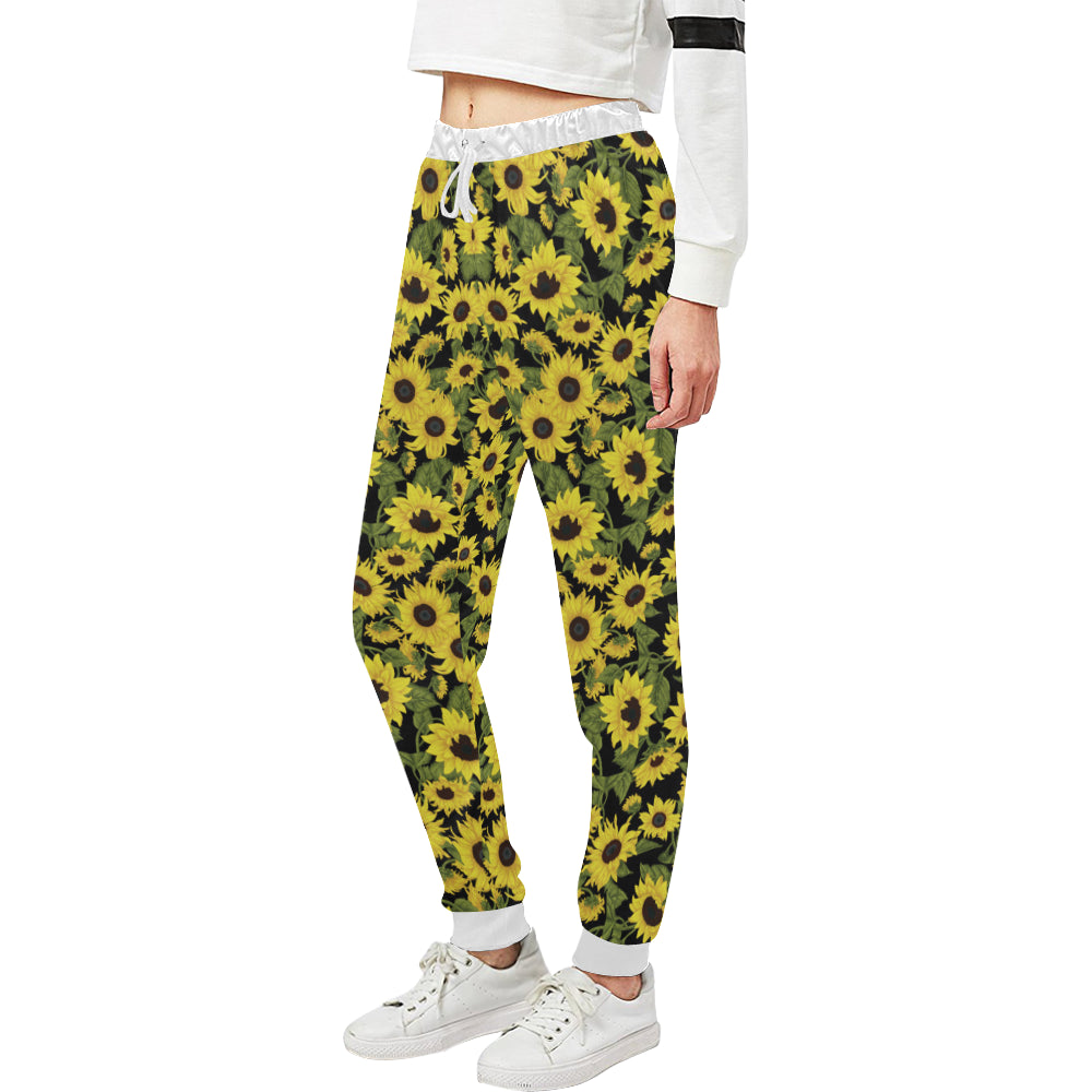 Sunflower Fresh Bright Color Print Unisex Sweatpants