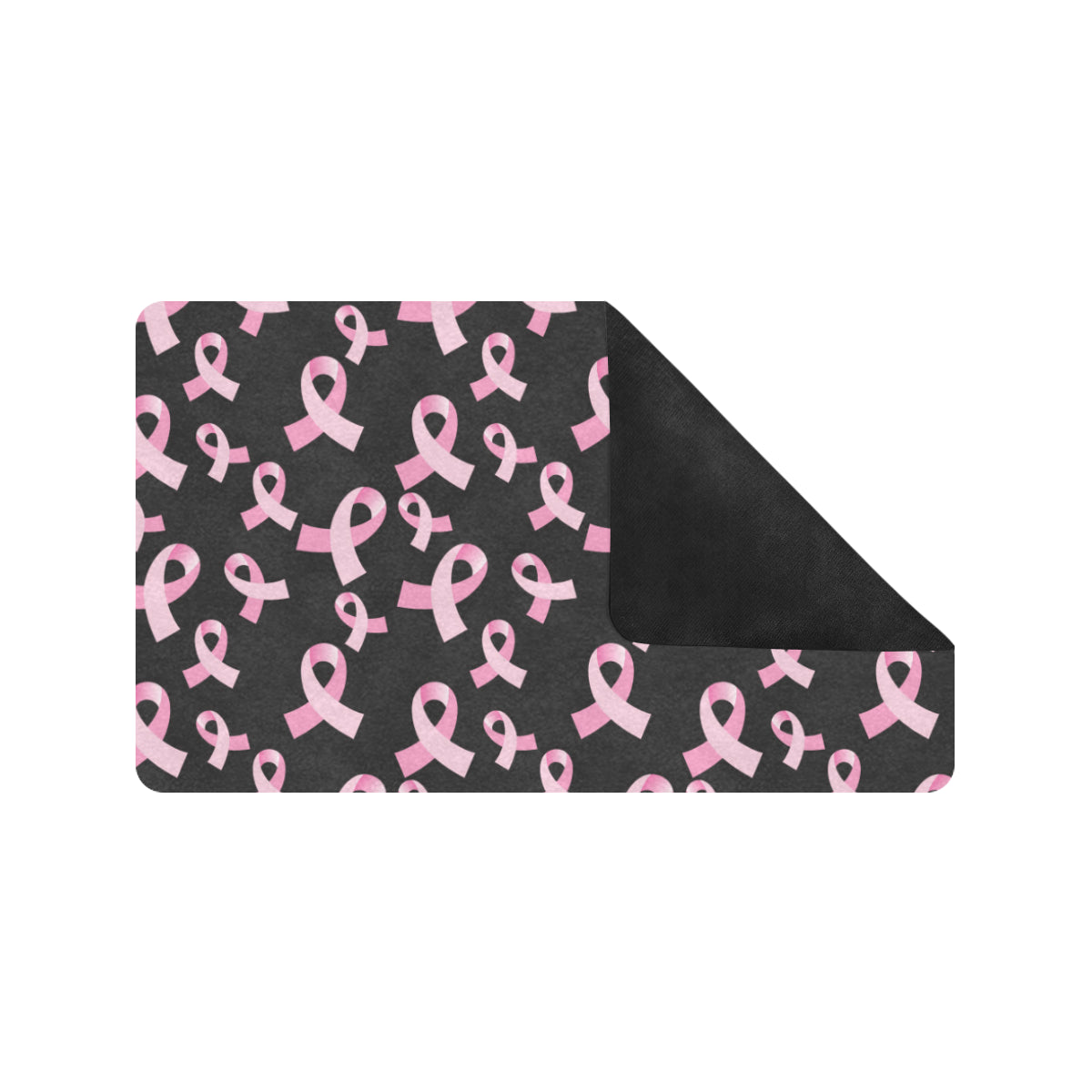 Breast Cancer Awareness Design Rubber Doormat
