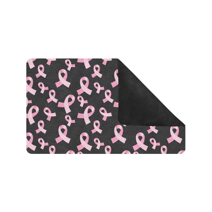 Breast Cancer Awareness Design Rubber Doormat