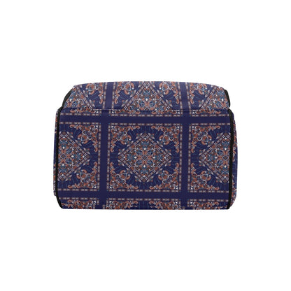 Bandana Print Design LKS3012 Diaper Bag Backpack