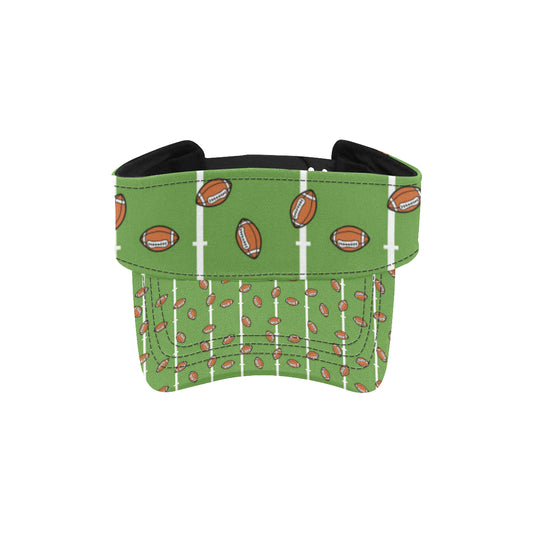 American Football on Field Themed Print Unisex Sun Visor