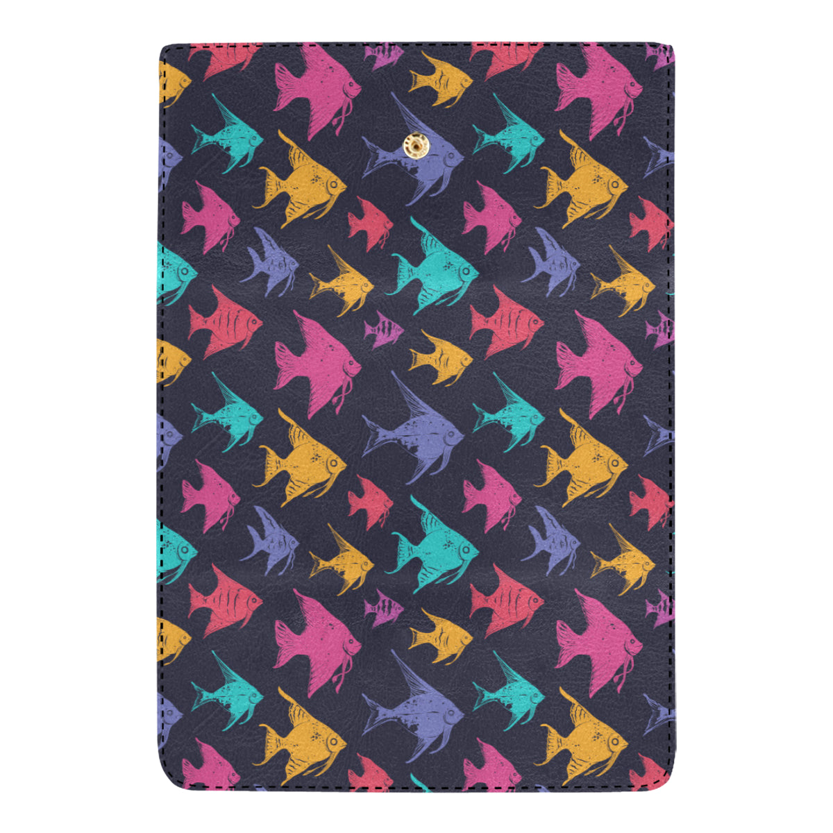 Angelfish Colorful Pattern Print Design 03 Women's Trifold Wallet