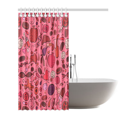 Phlebotomist Pattern Print Design A01 Shower Curtain