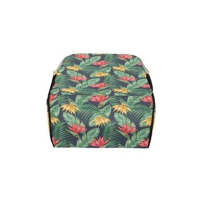 Bird Of Paradise Pattern Print Design BOP09 Diaper Bag Backpack