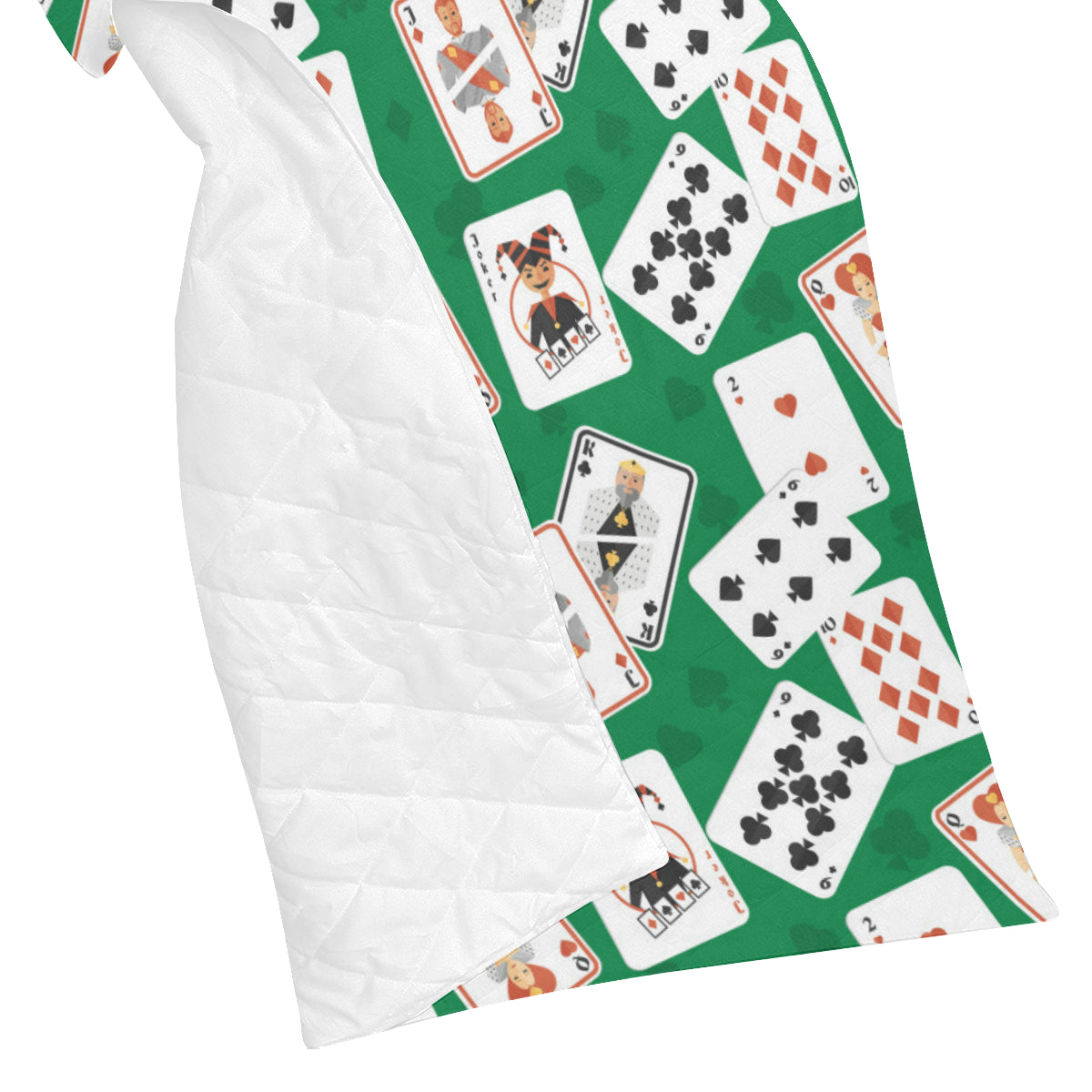 Poker Cards Pattern Print Design A03 Premium Quilt