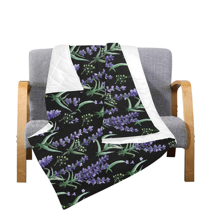 Lavender Pattern Print Design LV01 Premium Quilt