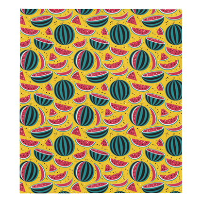 Watermelon Pattern Print Design WM02 Premium Quilt