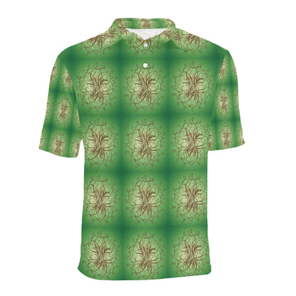 Celtic Pattern Print Design 05 Men Polo Shirt
