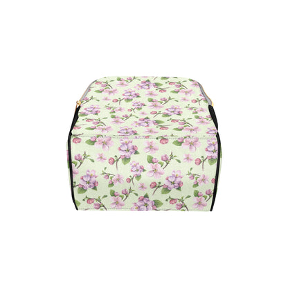 Apple blossom Pattern Print Design AB05 Diaper Bag Backpack