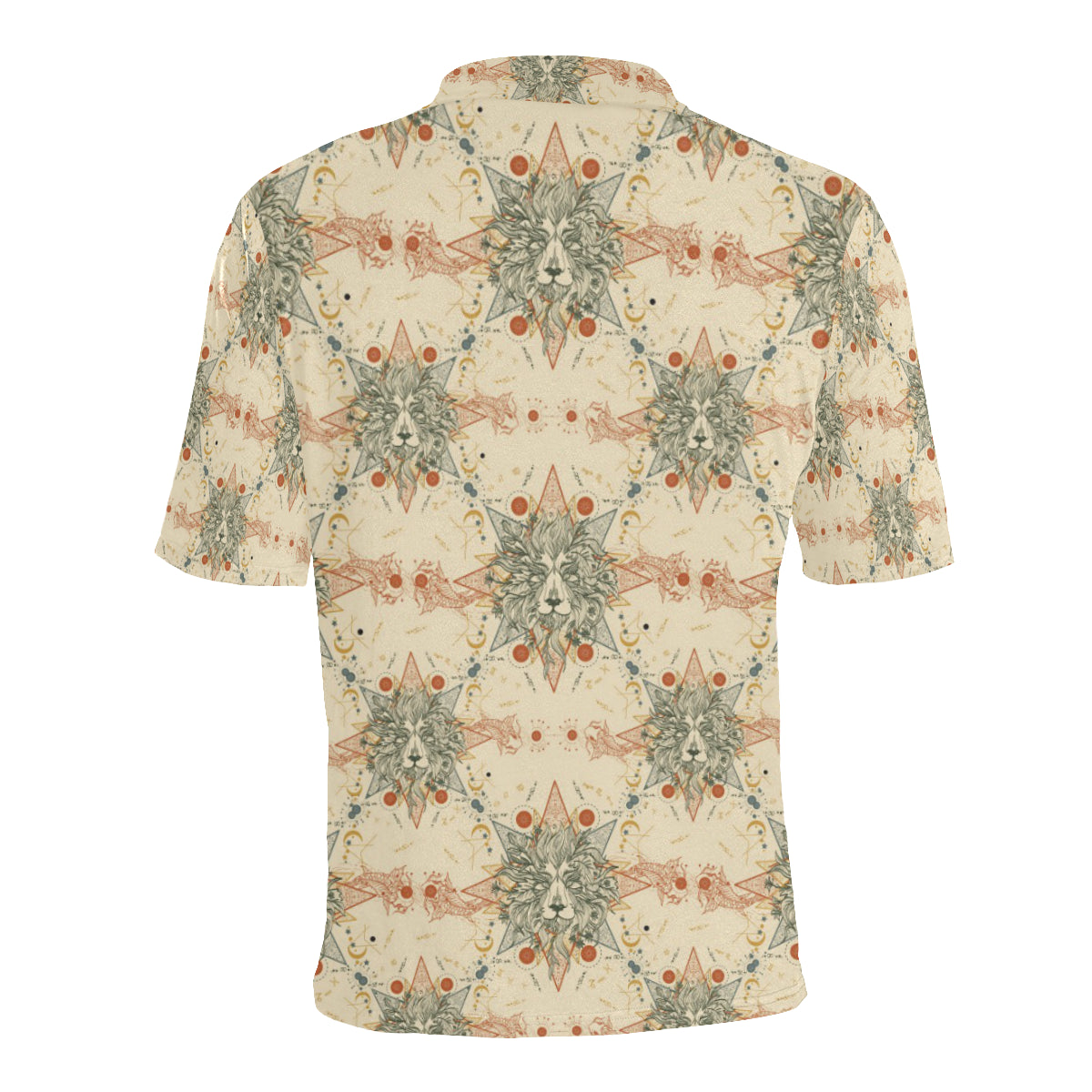 Leo Pattern Print Design 02 Men Polo Shirt
