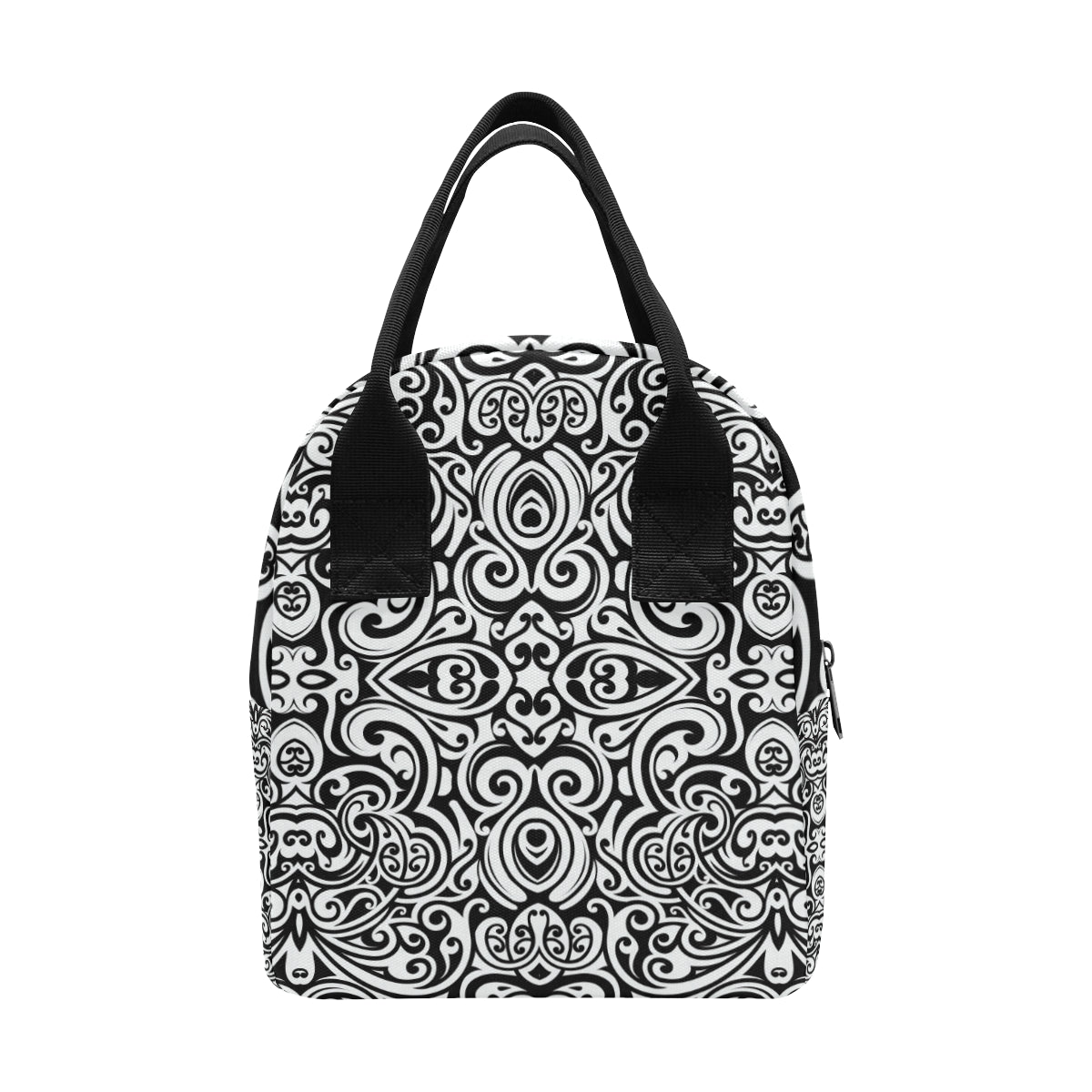 Polynesian Tattoo Pattern Insulated Lunch Bag