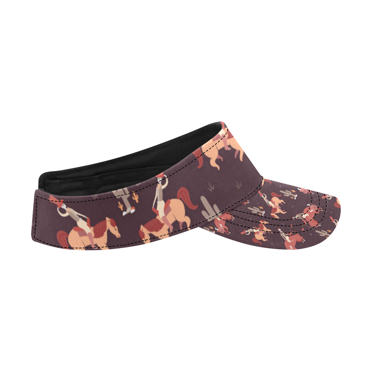 Rodeo Pattern Print Design A01 Unisex Sun Visor