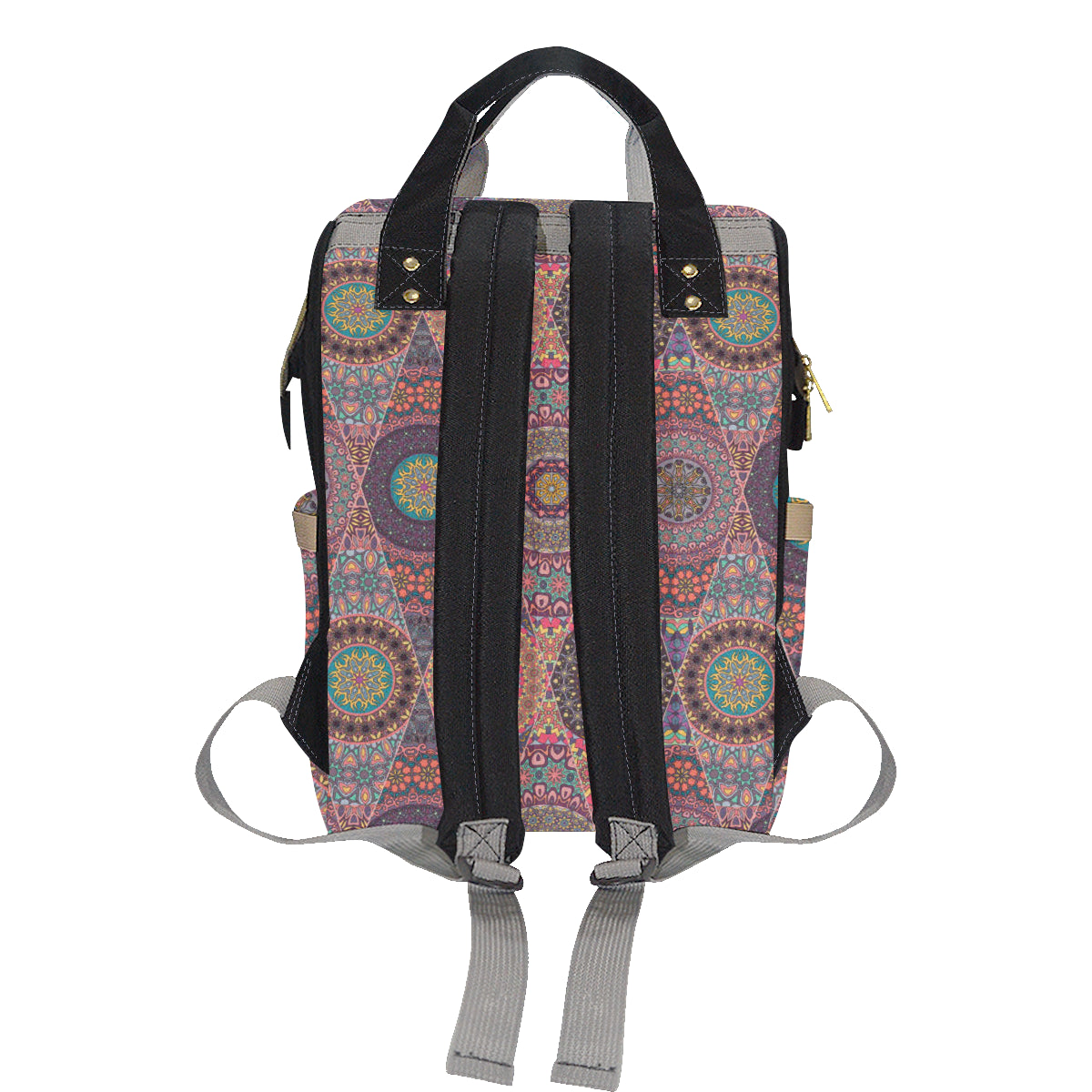 Bohemian Pattern Print Design 07 Diaper Bag Backpack