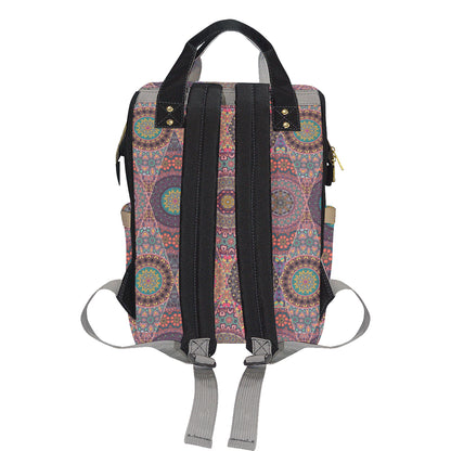 Bohemian Pattern Print Design 07 Diaper Bag Backpack