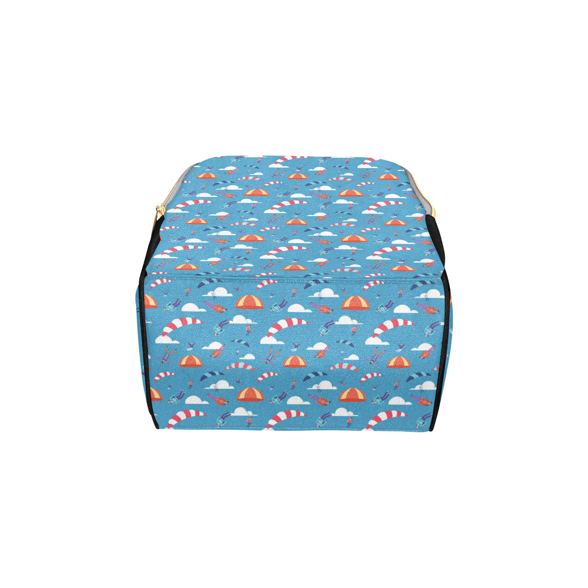 Skydiving Pattern Print Design 03 Diaper Bag Backpack