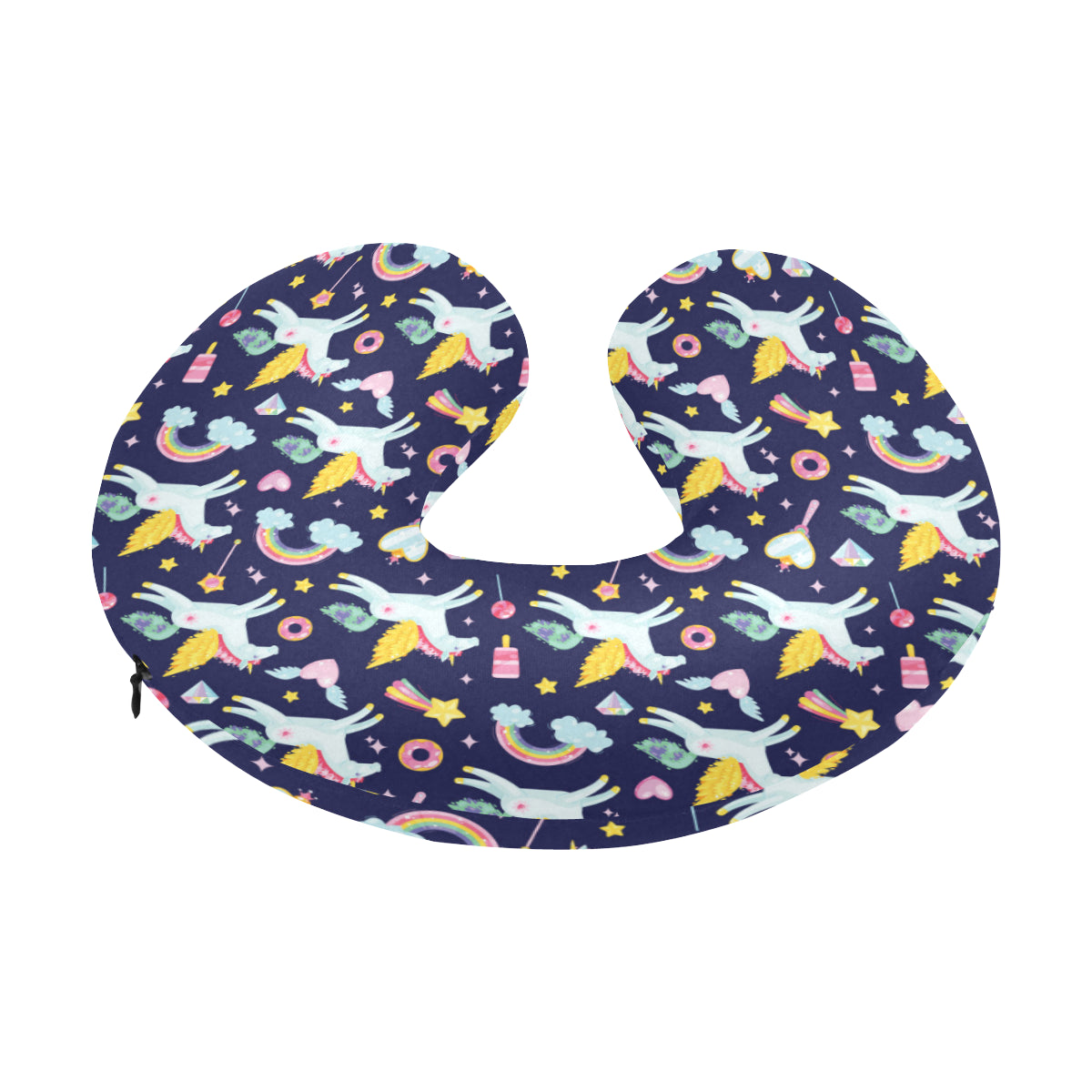 Pegasus Pattern Print Design 05 U-Shaped Travel Neck Pillow