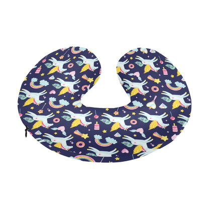 Pegasus Pattern Print Design 05 U-Shaped Travel Neck Pillow