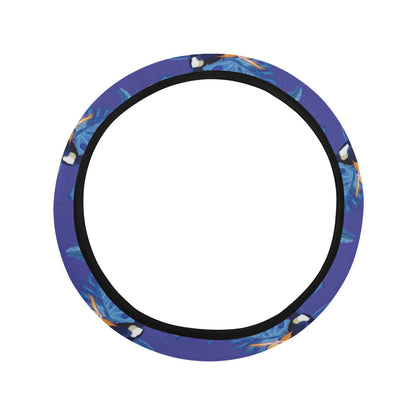 Toucan Print Design LKS306 Steering Wheel Cover with Elastic Edge