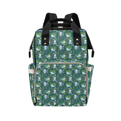 Sloth Print Design LKS304 Diaper Bag Backpack