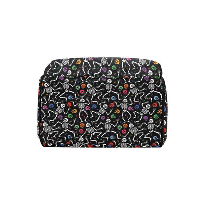 Skeleton Print Design LKS307 Diaper Bag Backpack