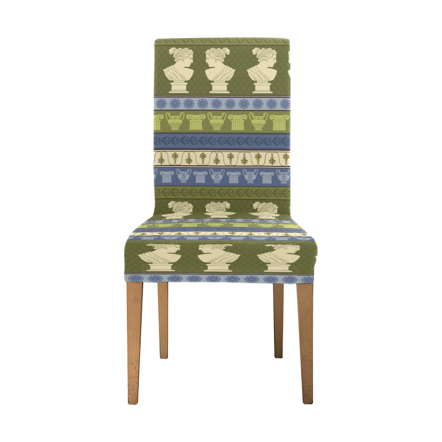 Ancient Greek Statue Print Design LKS301 Dining Chair Slipcover