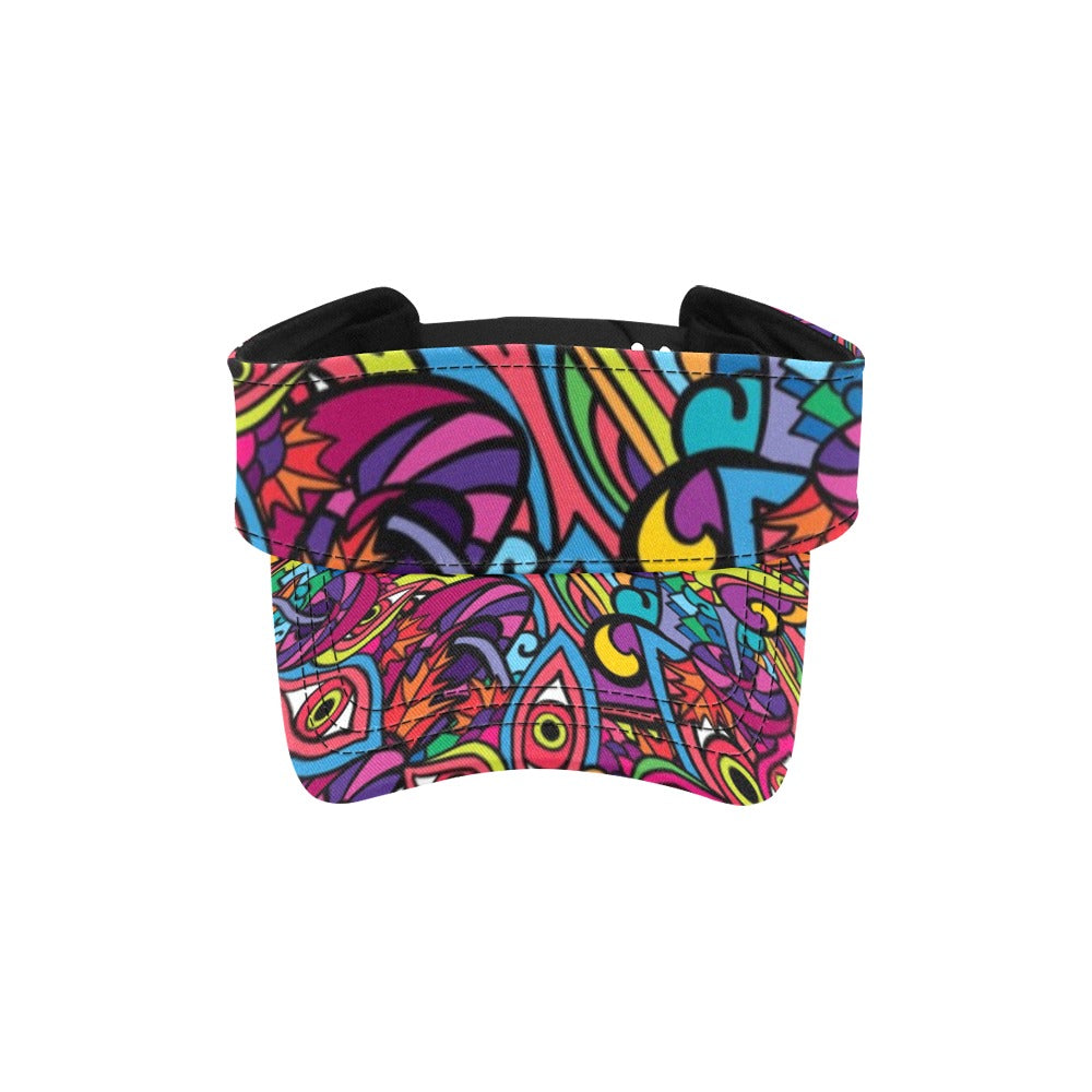 Trippy Print Design LKS302 Unisex Sun Visor