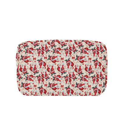 Santa Christmas Themed Print Design LKS302 Insulated Lunch Bag