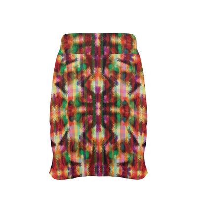 Tie Dye Print Design LKS301 17" Golf & Pickleball Skort with Pockets