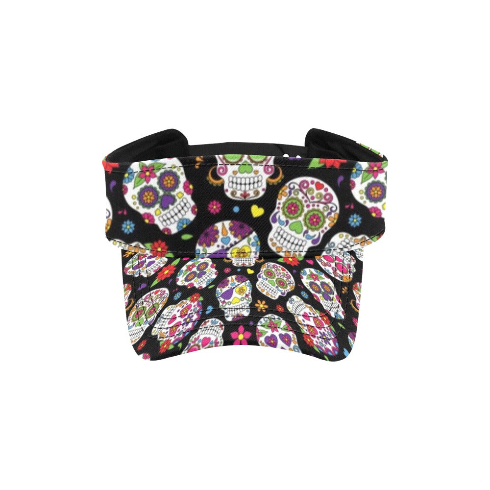 Sugar Skull Print Design LKS302 Unisex Sun Visor