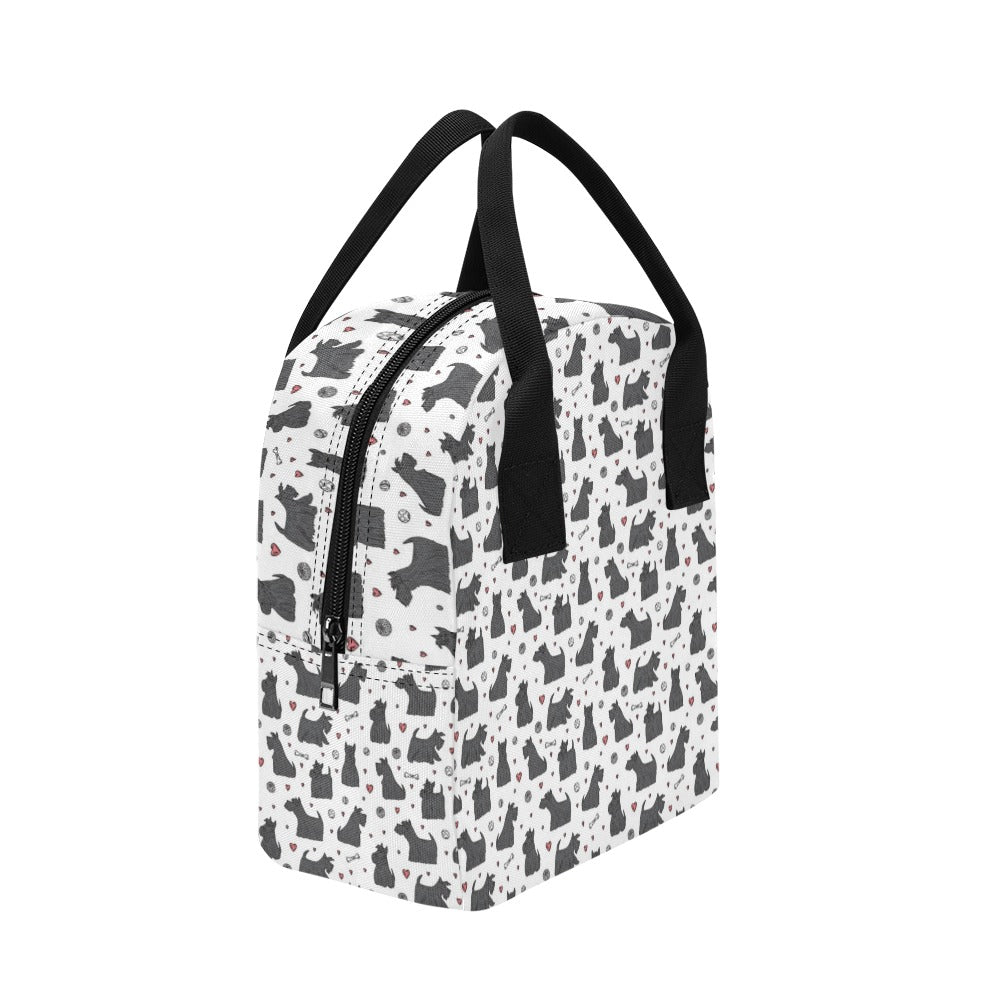 Scottish Terriers Print Design LKS3015 Insulated Lunch Bag
