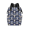 Buffalo Head Print Design LKS402 Diaper Bag Backpack