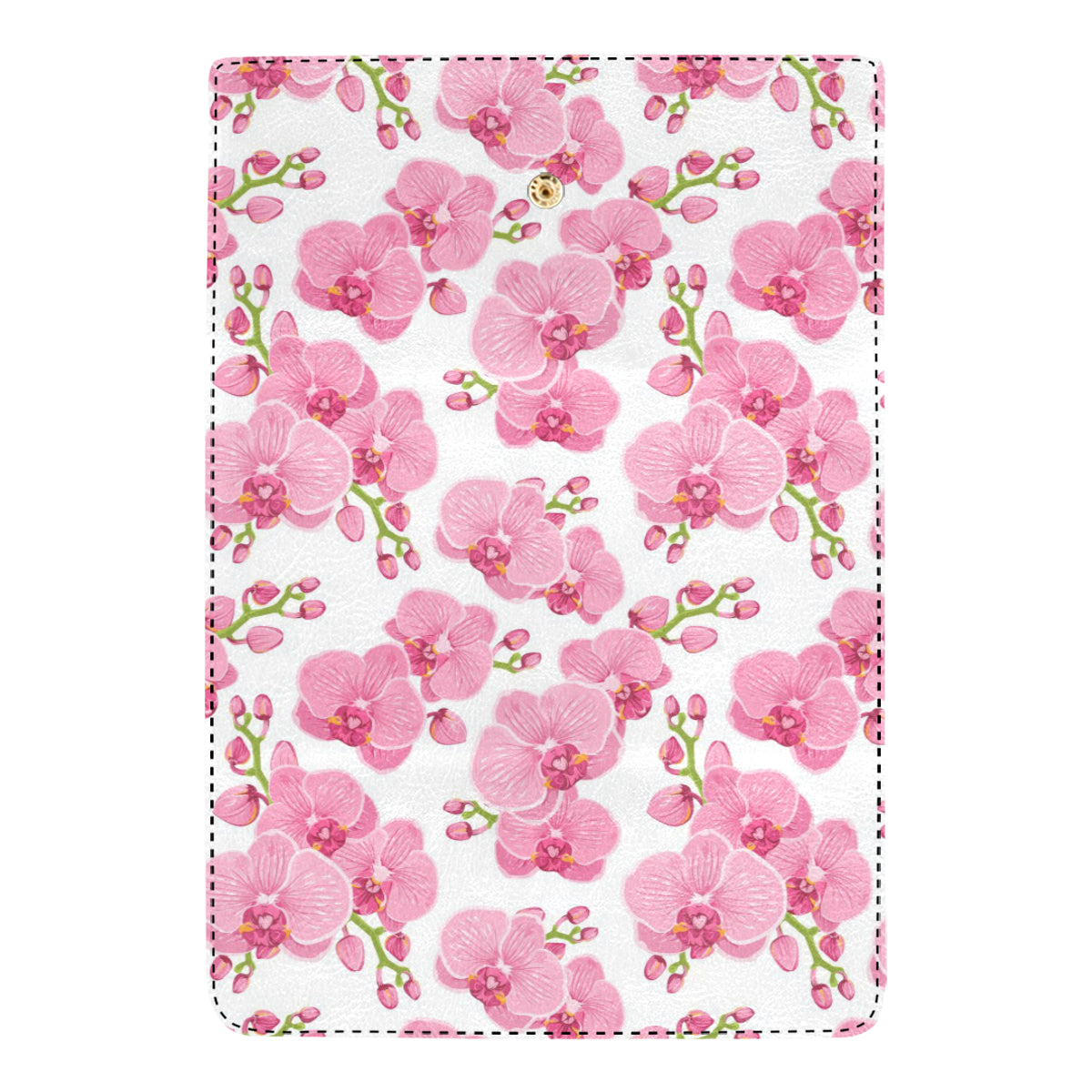 Orchid Pink Pattern Print Design OR07 Women's Trifold Wallet