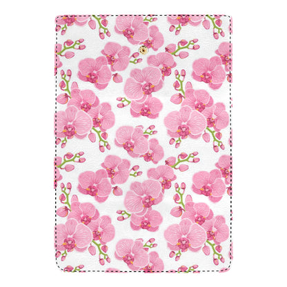 Orchid Pink Pattern Print Design OR07 Women's Trifold Wallet