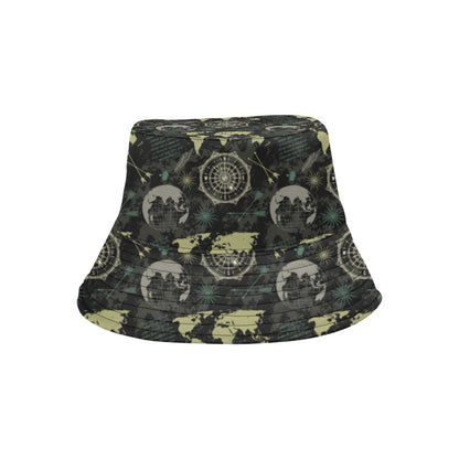 World Map Print Design LKS303 Unisex Bucket Hat
