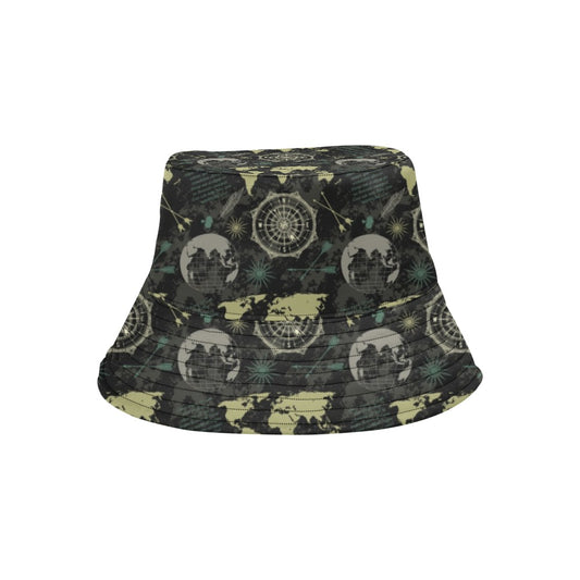World Map Print Design LKS303 Unisex Bucket Hat