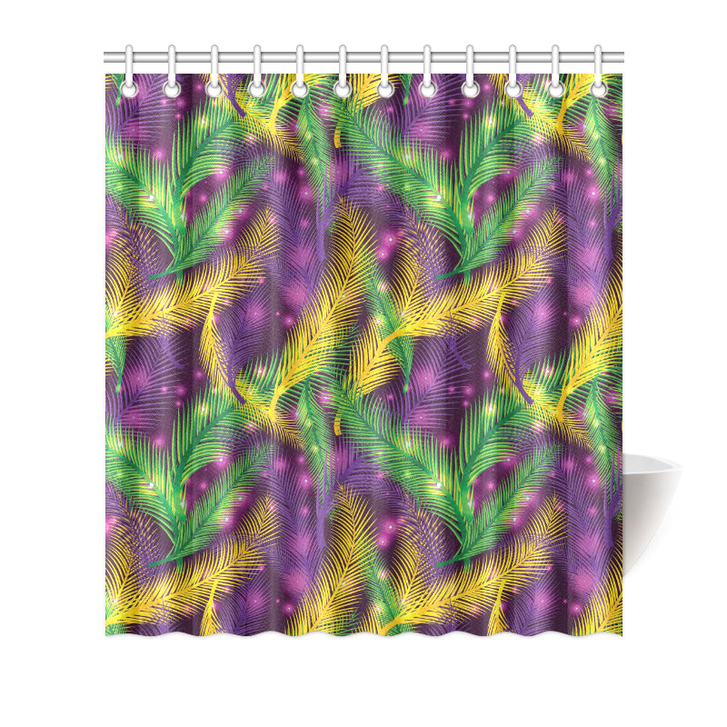 Mardi Gras Pattern Print Design 09 Shower Curtain