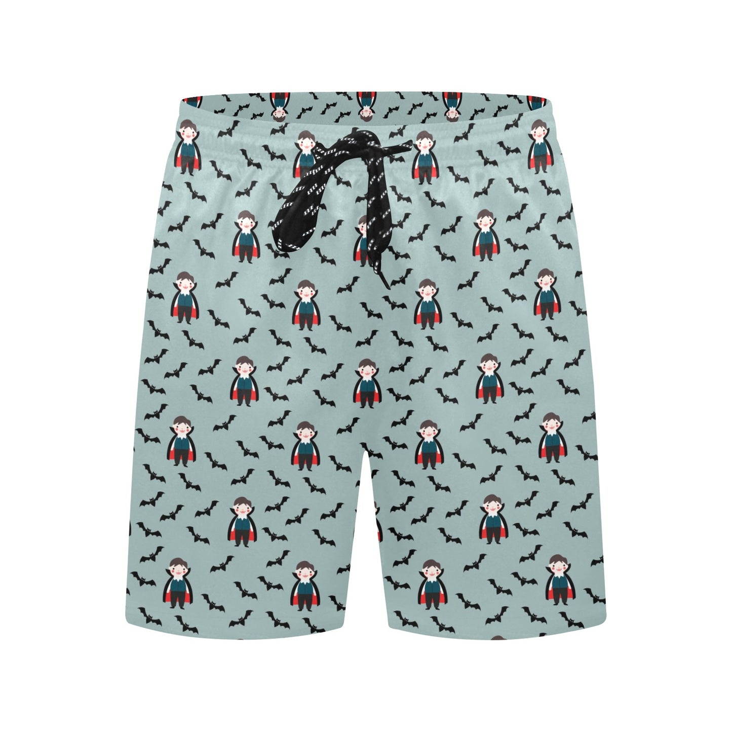 Vampire Print Design LKS304 Men's Swim Trunks Beach Shorts