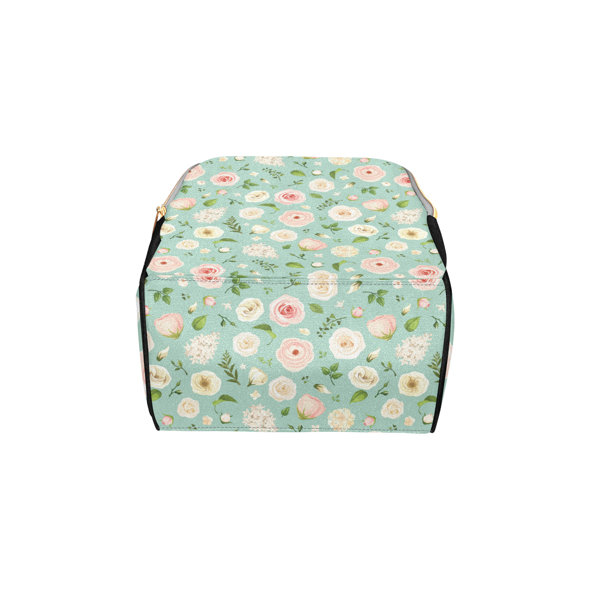 Lisianthus Pattern Print Design 01 Diaper Bag Backpack