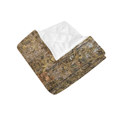 Camouflage Realtree Pattern Print Design 01 Premium Quilt