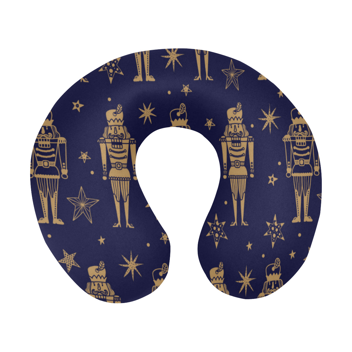 Nutcracker Pattern Print Design A05 U-Shaped Travel Neck Pillow
