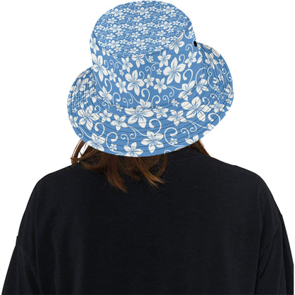 Hibiscus Pattern Print Design HB09 Unisex Bucket Hat